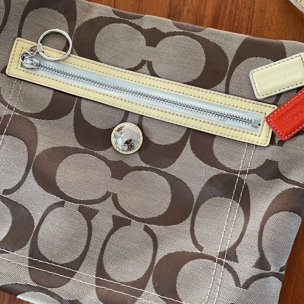 Coach Crossbody (purple inside)